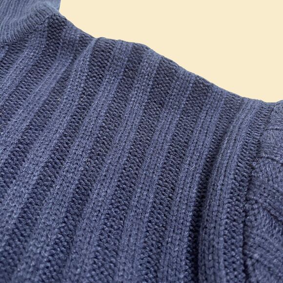 90s/Y2K turtleneck XL sweater, vintage NorthPeak dual-tone pullover sweatshirt - Picture 3 of 7